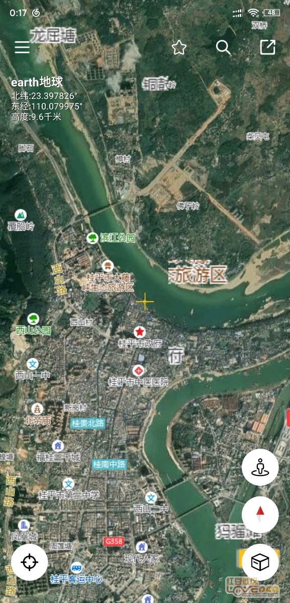 最新桂平衛(wèi)星地圖，開啟一段溫馨有趣的探索之旅