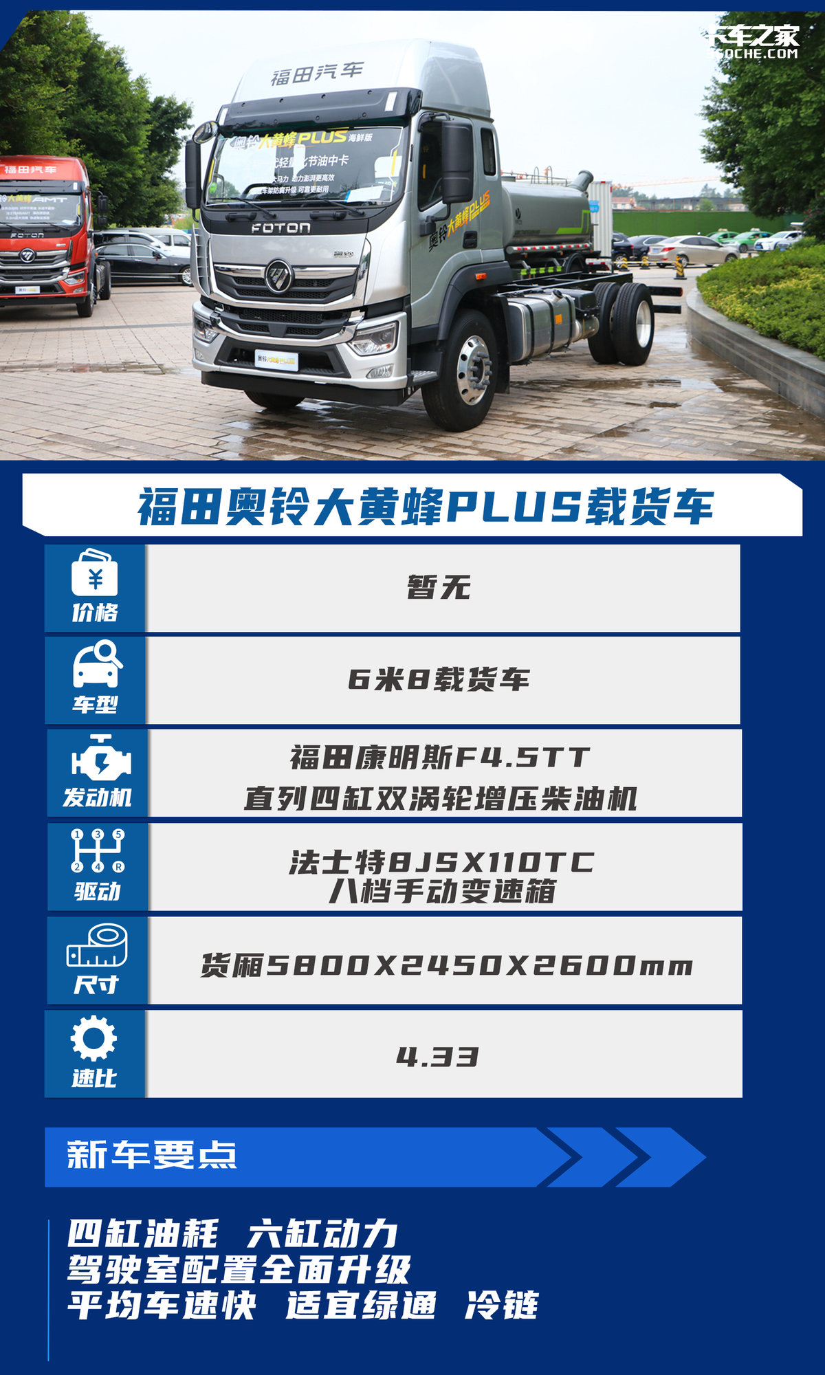 福田最新貨車，路上的友情與家的溫馨之旅