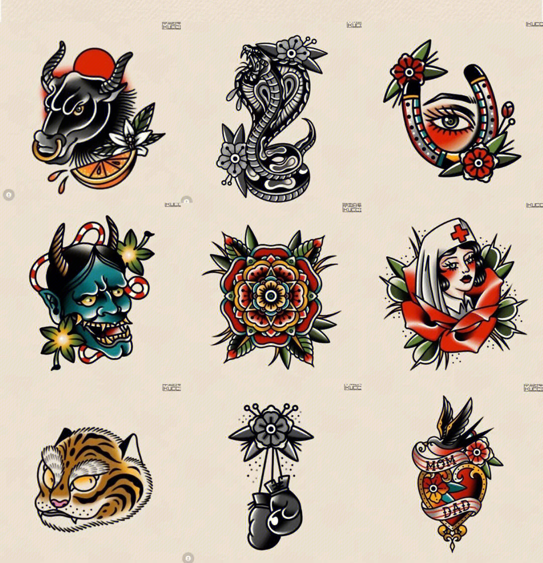 時(shí)尚潮流展現(xiàn)，最新紋身圖案設(shè)計(jì)精選