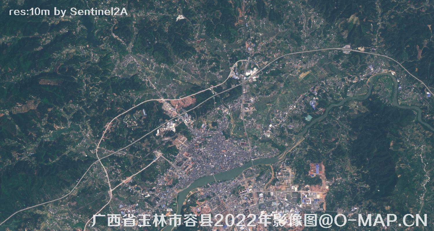 容縣最新航拍全景，一覽無余的美麗風(fēng)光??