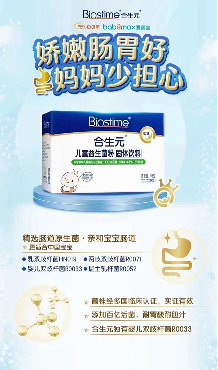 合生元益生菌最新版，小益生菌與家庭幸福的日常奇跡